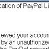 Notification of Paypal Limited Account Access - Email Scam