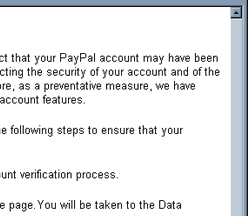 Notification of PayPal Limited Account Access - Email Scam