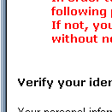 eBay Security Measures: Verify your identity - Email Scam