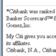 Attention all Citibank users - Email Scam