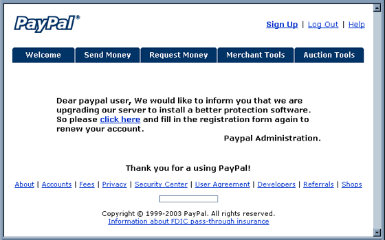 Paypal - Verify your identity - Phishing Scam