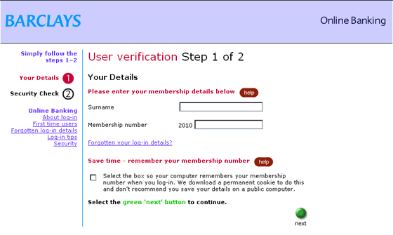 Barclays iBank - Please verify your e-mail address - Spoof Email Phishing Scam