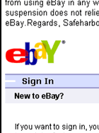 eBay official notice - Spoof Email Phishing Scam