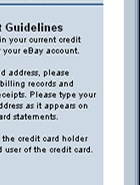 NOTICE eBay Obligatory Verifying - Invalid User Information