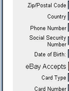 NOTICE eBay Obligatory Verifying - Invalid User Information