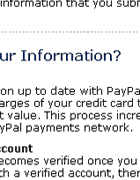 Paypal - Confirm Your Information!