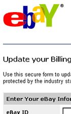 eBay Notification spoof email