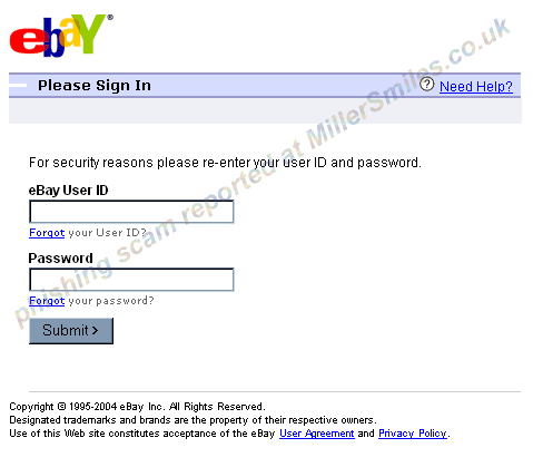 eBay Security Check email