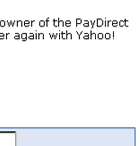 Yahoo! PayDirect Verification