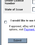 eBay - please update your account information