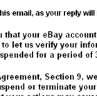 eBay Billing Check