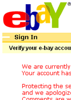 Verify your e-bay account now!