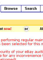Verify your e-bay account now!
