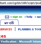 Citibank Email Verification