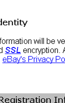 TKO NOTICE: eBay Registration Suspension