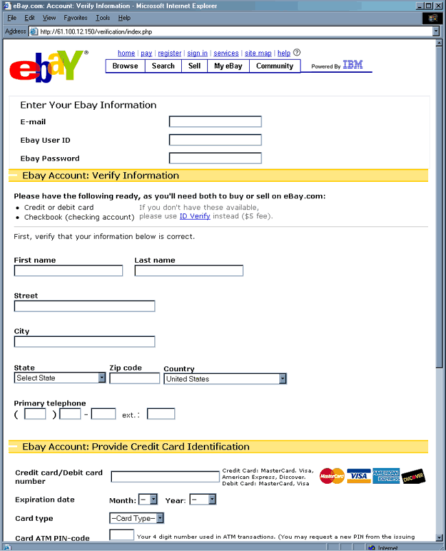 Your eBay Account Must Be Confirmed