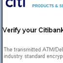 Citibank Secure Verification Process