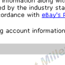 Your ebay account will be suspended imediatly