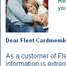 Fleet Cardmember security update