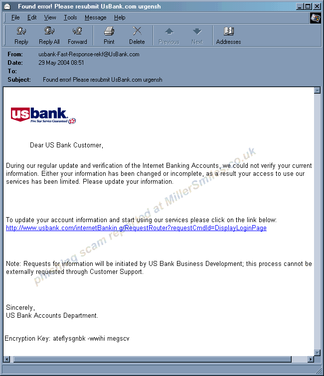 Found error! Please resubmit UsBank.com urgensh