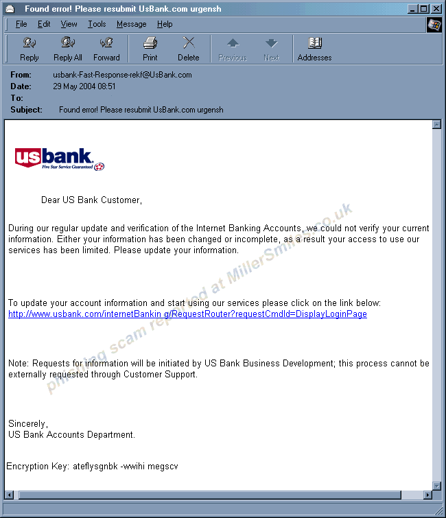 USBank.com Account Update URGExr