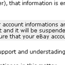 eBay Safeharbour Department Notice