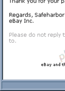 eBay Safeharbour Department Notice