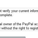 PayPal Account Verification