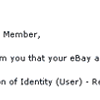 eBay Spoof email hoax.
