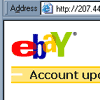 Spoof eBay Email Hoax and fake web site.