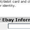 eBay Spoof Email Hoax and Fake Web Site