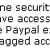 Paypal email hoax and web page