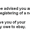 eBay email hoax and web page.