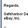 eBay email hoax and web page.