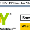 eBay email hoax and web page