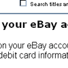 eBay security scam and bogus web site