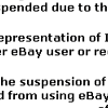 eBay Security Request email scam and bogus web site