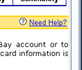 Spoof eBay web page