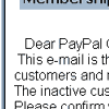 Paypal spoof email hoax scam.