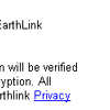 EARTHLINK hoax email and web site scam