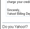 Yahoo Hoax Email Scam