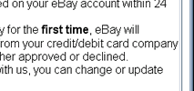 eBay Account Verification spoof email hoax.