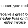 eBay Account Verification spoof email hoax.