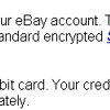 eBay 'Account Security Measures' spoof email with fake sign in page