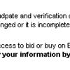 eBay email hoax and web page