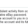 eBay Hoax Email and web page Scam