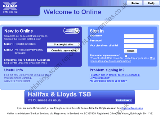 HALIFAX ONLINE BANKING - Your contact details these have now been ...