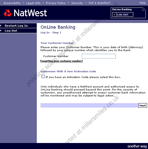 NATWEST ONLINE BANKING Security Team Account Status Notification ...