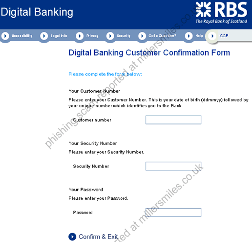 User Message Your Login In Royal Bank Of Scotland Digital Banking