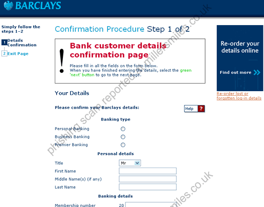 Barclays On-line Banking Important Online Banking Service Message ...